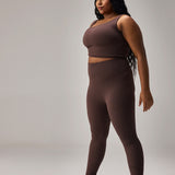 SEAMLESS LEGGINGS - COFFEE