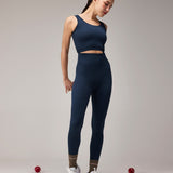 SEAMLESS LEGGINGS - NAVY BLUE