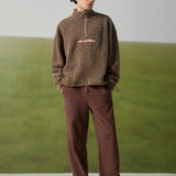 LALAGREEN OVERSIZED SHERPA JUMPER