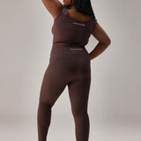 SEAMLESS LEGGINGS - COFFEE