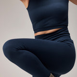 SEAMLESS LEGGINGS - NAVY BLUE