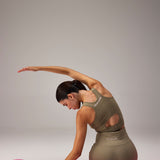 SEAMLESS PADDED BRA - LALA GREEN
