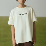OFF-WHITE OVERSIZED T-SHIRT IN THE LALA GARDEN PRINT