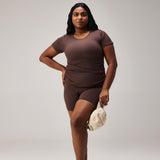 SEAMLESS TSHIRT - COFFEE