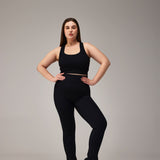 SEAMLESS PADDED BRA - BLACK