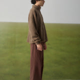 LALAGREEN OVERSIZED SHERPA JUMPER
