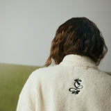 SNOW WHITE OVERSIZED SHERPA JUMPER