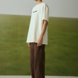 OFF-WHITE OVERSIZED T-SHIRT IN THE LALA GARDEN PRINT