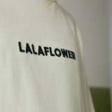 OFF-WHITE OVERSIZED T-SHIRT IN THE LALA GARDEN PRINT