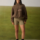 LALAGREEN OVERSIZED SHERPA JUMPER