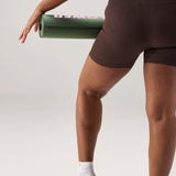 YOGA MAT IN LALA GREEN WITH PINK LOGOS